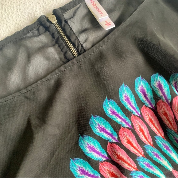 Xhilaration Chiffon Tee Small - Picture 3 of 4